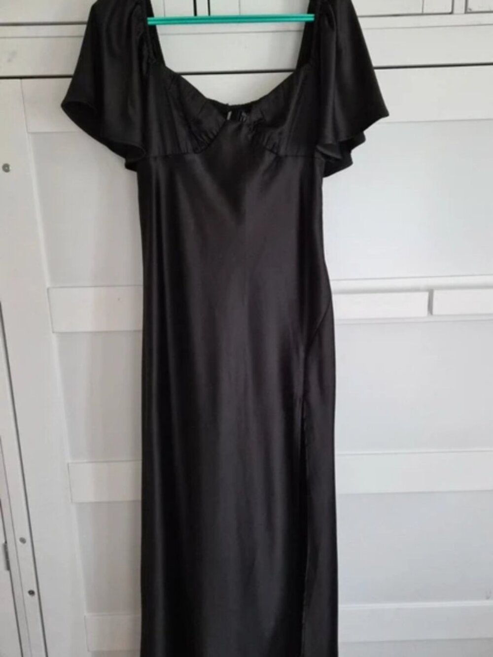 Black midi dress size 14